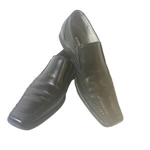 Madden M-Trace Black Faux Leather Slip On Square Toe Casual Comfort Men 11M Shoe